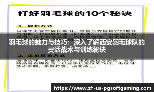 羽毛球的魅力与技巧：深入了解西安羽毛球队的灵活战术与训练秘诀